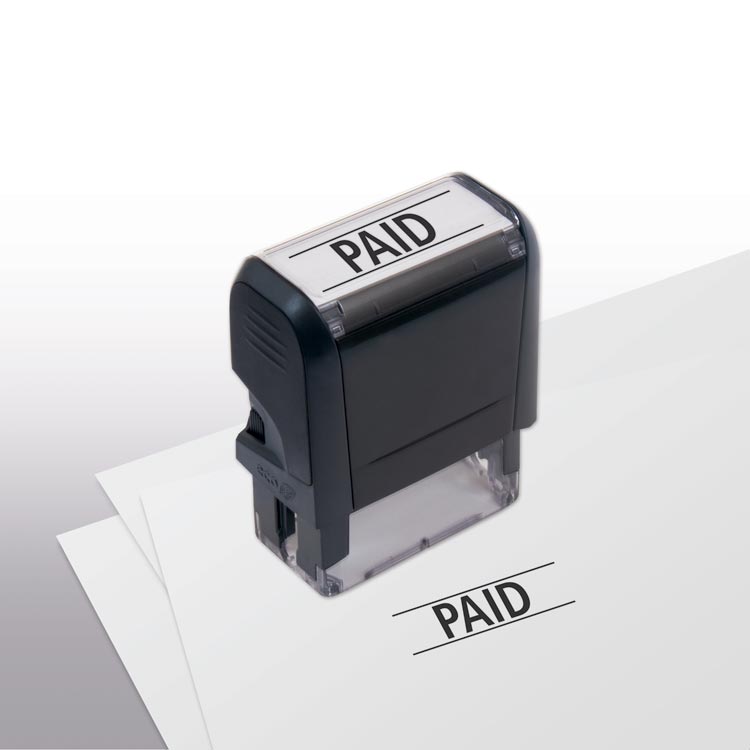 103002 Paid Stamp Self-Inking 1 11/16 x 9/16"